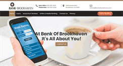 Desktop Screenshot of bankofbrookhaven.com