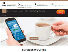 Tablet Screenshot of bankofbrookhaven.com